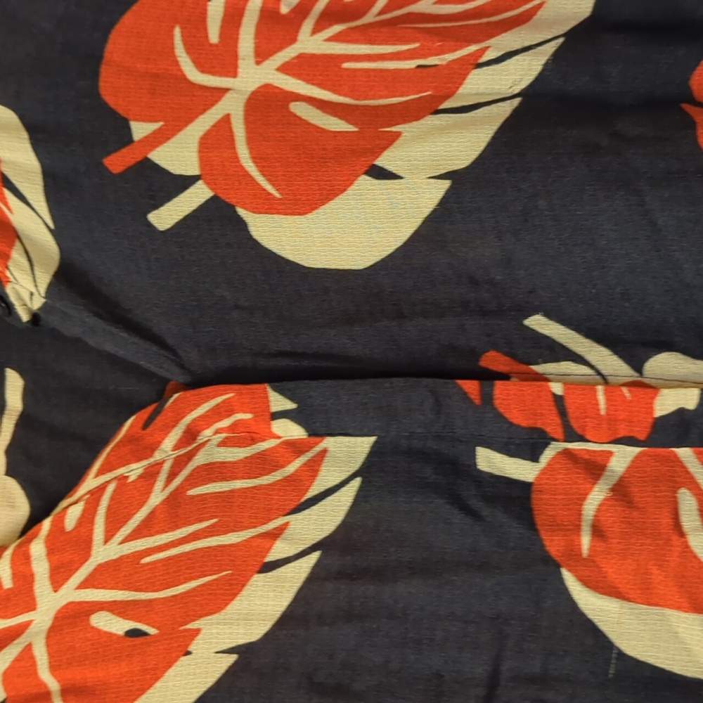 Lucky Brand Orange and Navy Sleeveless Boxy Blouse. 2 For $10 - Picture 2 of 5